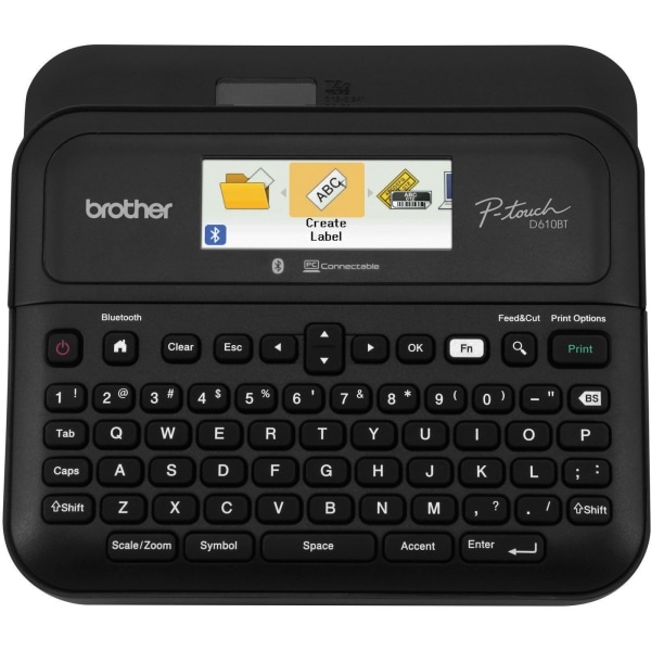 slide 1 of 1, Brother P-Touch Pt-D610Bt Business Professional Connected Label Maker With Bluetooth, 1 ct
