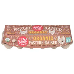 Vital Farms Pasture Raised Organic Grade A XL Eggs