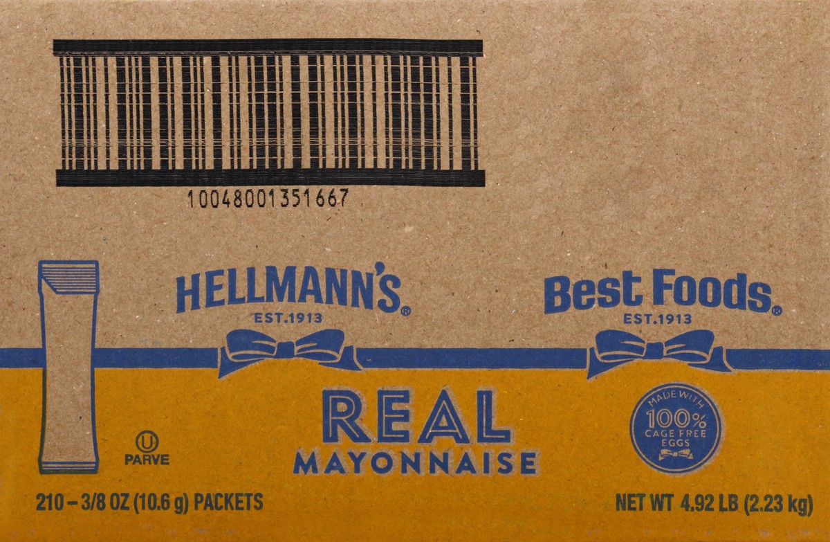 slide 4 of 13, Hellmann's Real Mayonnaise 210 ea, 210 ct