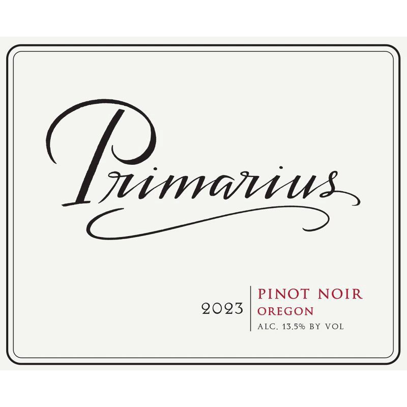 slide 4 of 5, Primarius Pinot Noir Red Wine Bottle, 750 ml