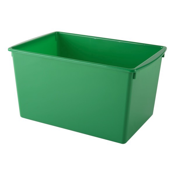 slide 3 of 5, Office Depot Brand Medium Storage Bin, 7-1/2"H X 14-1/8"W X 9-1/4"D, Assorted Colors, 1 ct