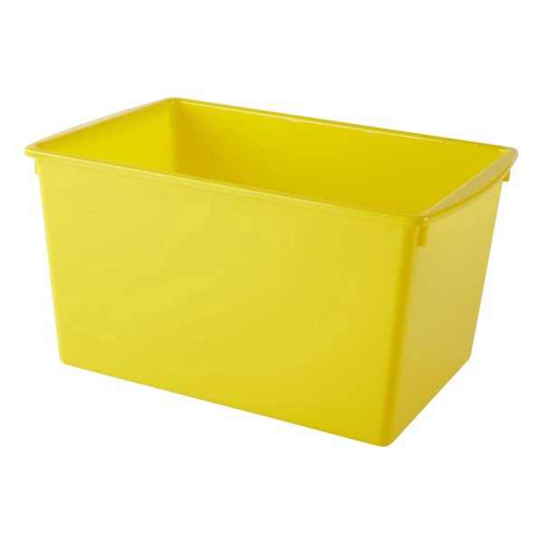 slide 4 of 5, Office Depot Brand Medium Storage Bin, 7-1/2"H X 14-1/8"W X 9-1/4"D, Assorted Colors, 1 ct