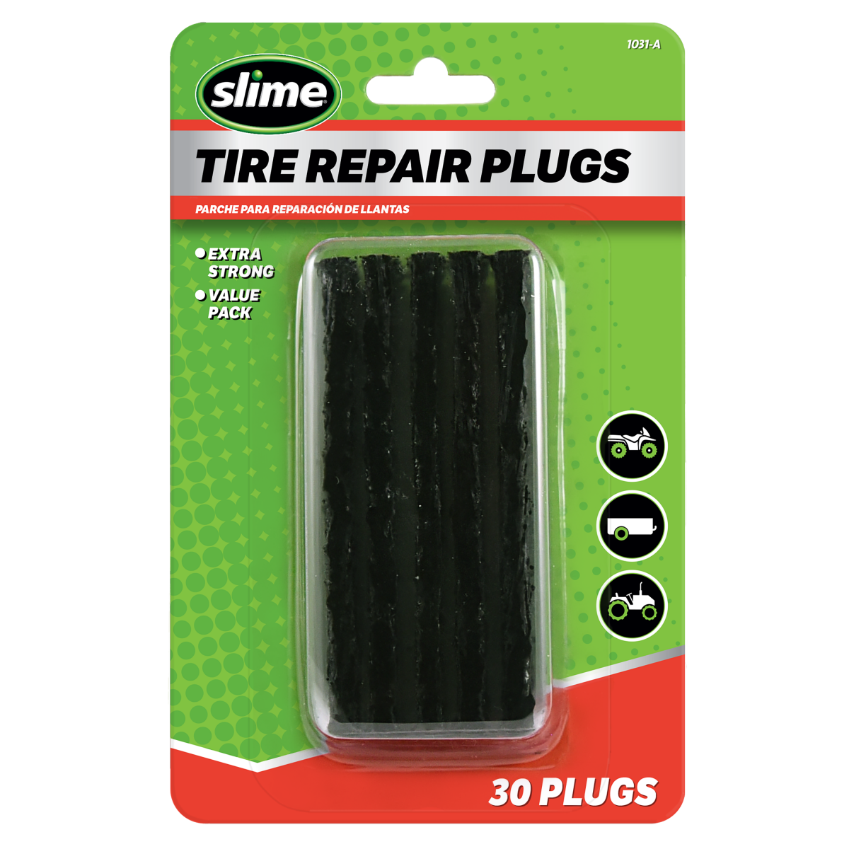 slide 1 of 2, Slime Tire Repair Plugs, 30 ct