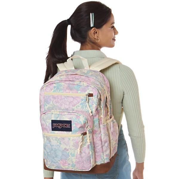 slide 3 of 8, Jansport Cool Student Backpack With 15"" Laptop Pocket, 55% Recycled, Faded Tapestry, 1 ct