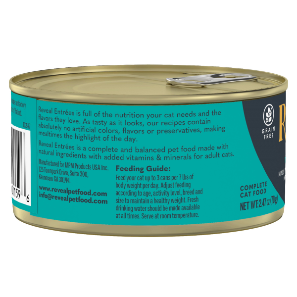 slide 3 of 9, Reveal Cat Can Tuna, 2.47 oz