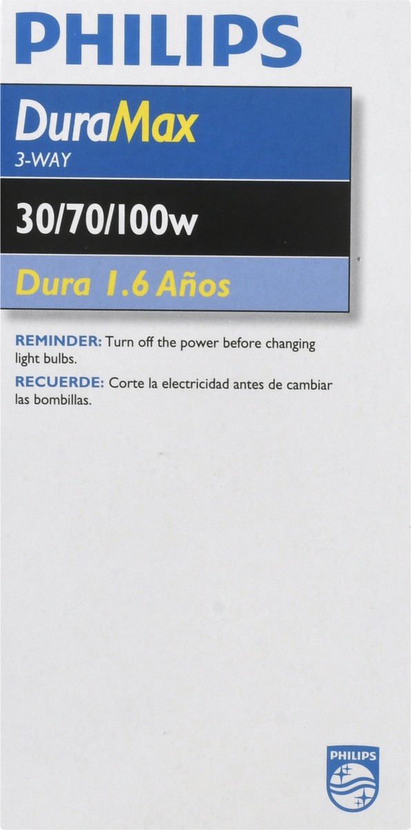 slide 9 of 9, Philips DuraMax 3-Way 30/70/100 Watts Light Bulb 1 ea, 1 ea