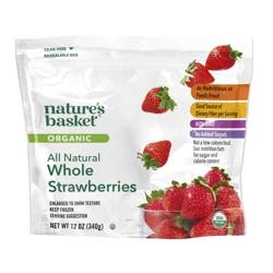 Nature's Basket Organic Whole Strawberries
