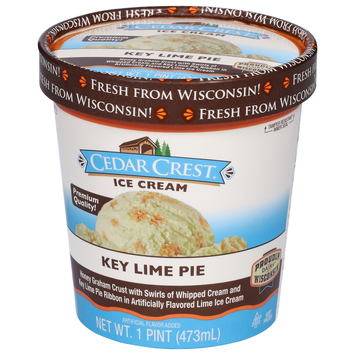 slide 6 of 13, Cedar Crest Key Lime Pie Ice Cream 1 pt, 1 pint