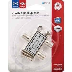 slide 1 of 1, General Electric Ge 2-Way Signal Splitter, 1 ct