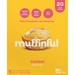 Muffinful Confetti Mini Muffins Pouches