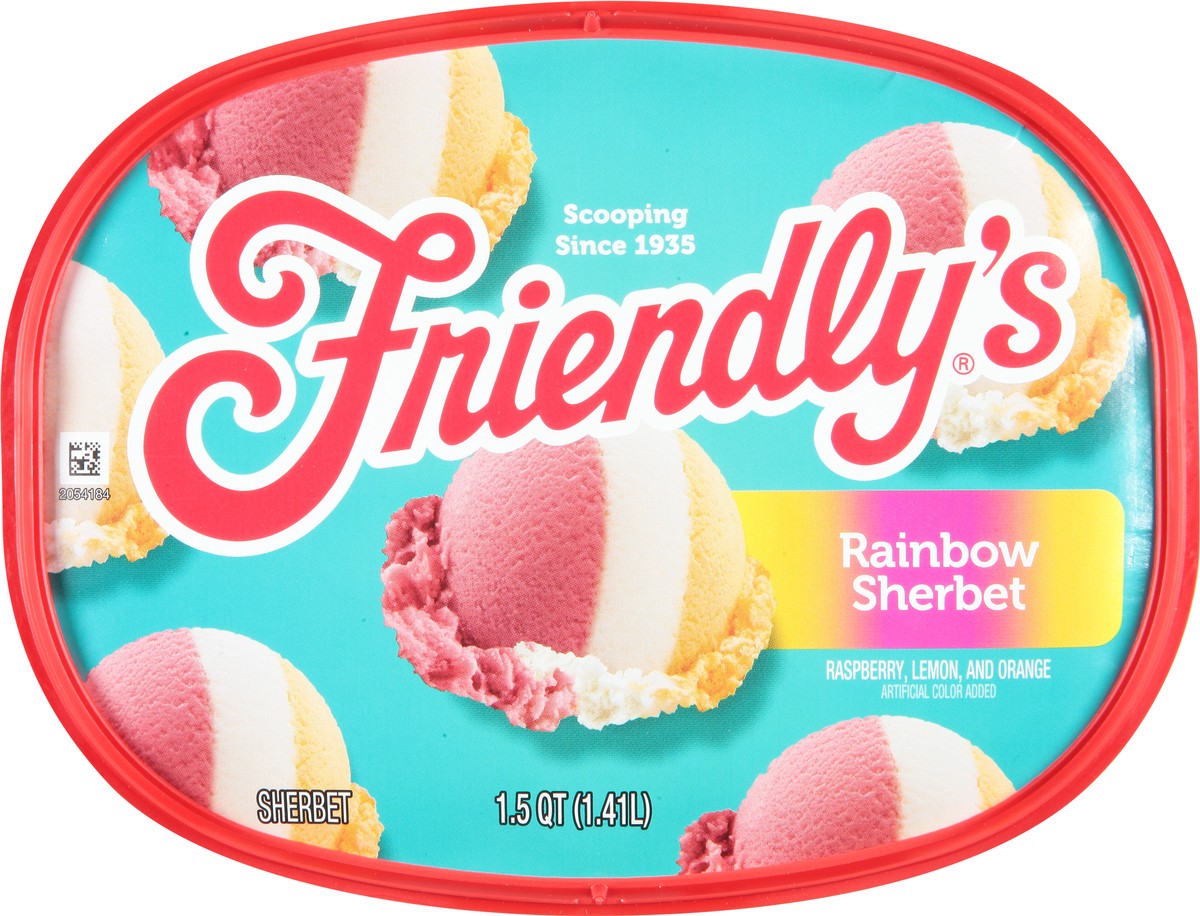 slide 8 of 9, Friendly's Rainbow Sherbet 1.5 qt, 1.5 qt