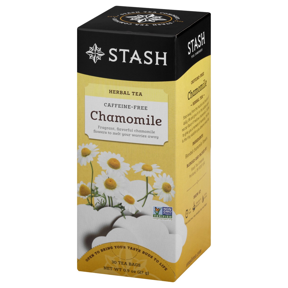 slide 3 of 12, Stash Caffeine Free Chamomile Herbal Tea - 30 ct, 30 ct