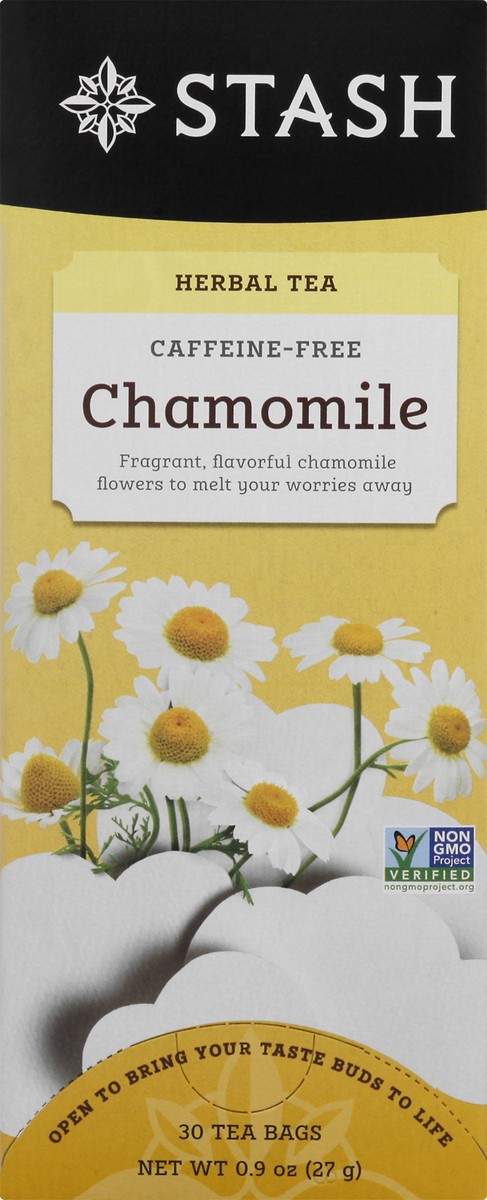 slide 1 of 12, Stash Caffeine Free Chamomile Herbal Tea - 30 ct, 30 ct