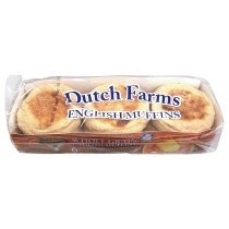 slide 1 of 1, Dutch Farms Plain English Muffin, 12 oz