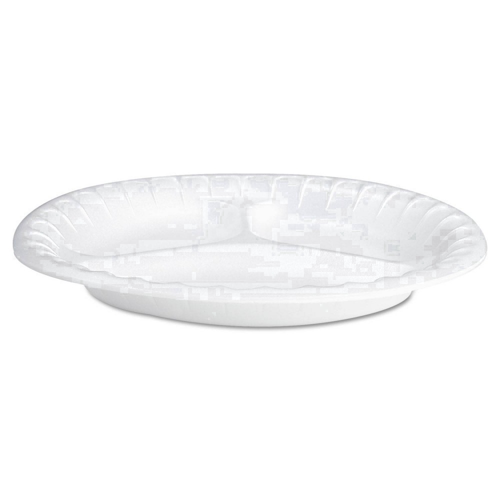 slide 21 of 25, Hefty Everyday Soak Proof Compartment Foam Plate 10.25" - 21ct, 21 ct