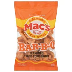 Mac's BBQ Flavored Fried Pork Skins 3 oz