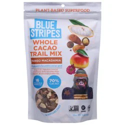 Blue Stripes Whole Cacao Mango Macadamia Trail Mix - 8 oz