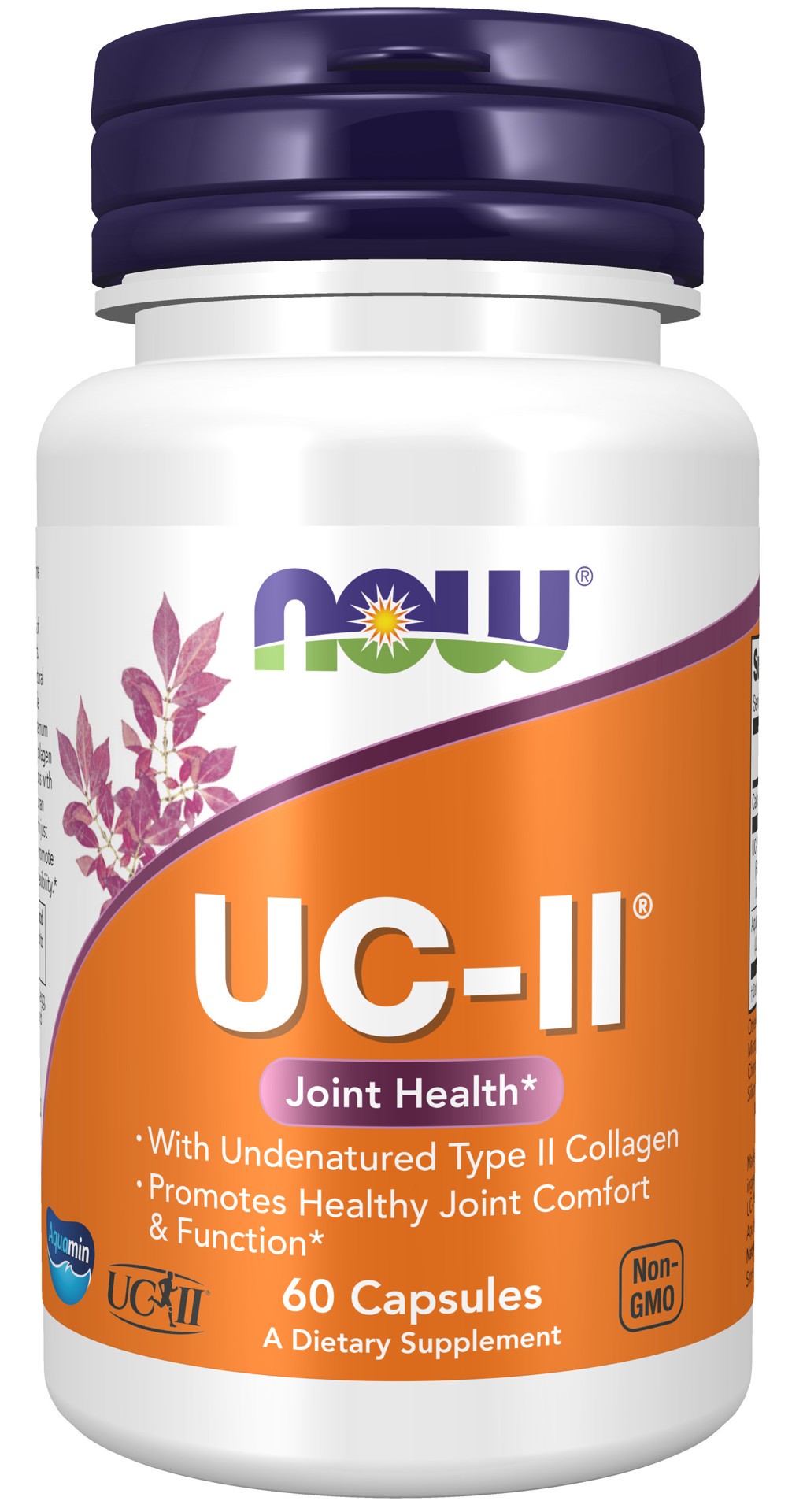 slide 1 of 5, NOW UC-II Type II Collagen - 60 Capsules, 60 ct