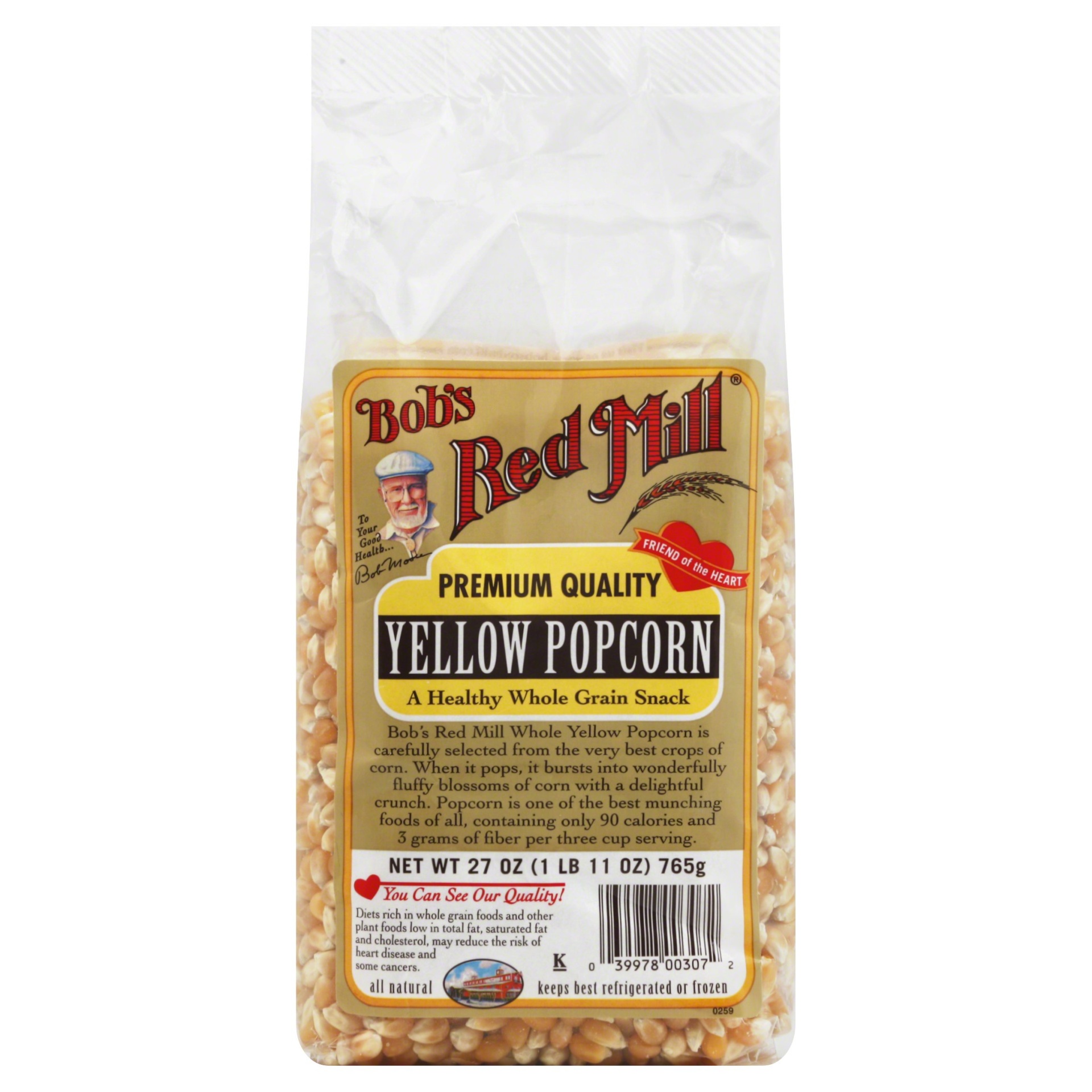 slide 1 of 1, Bob's Red Mill Yellow Popcorn, 27 oz