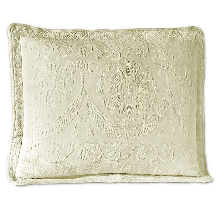 slide 1 of 1, Historic Charleston Collection Matelasse King Sham - Ivory, 1 ct