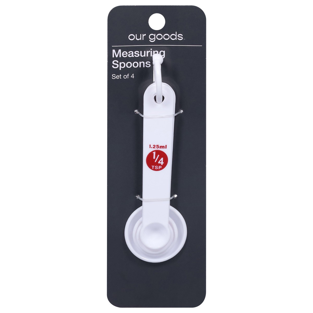 slide 1 of 13, Our Goods Measuring Spoons 1 Set, 1 ct