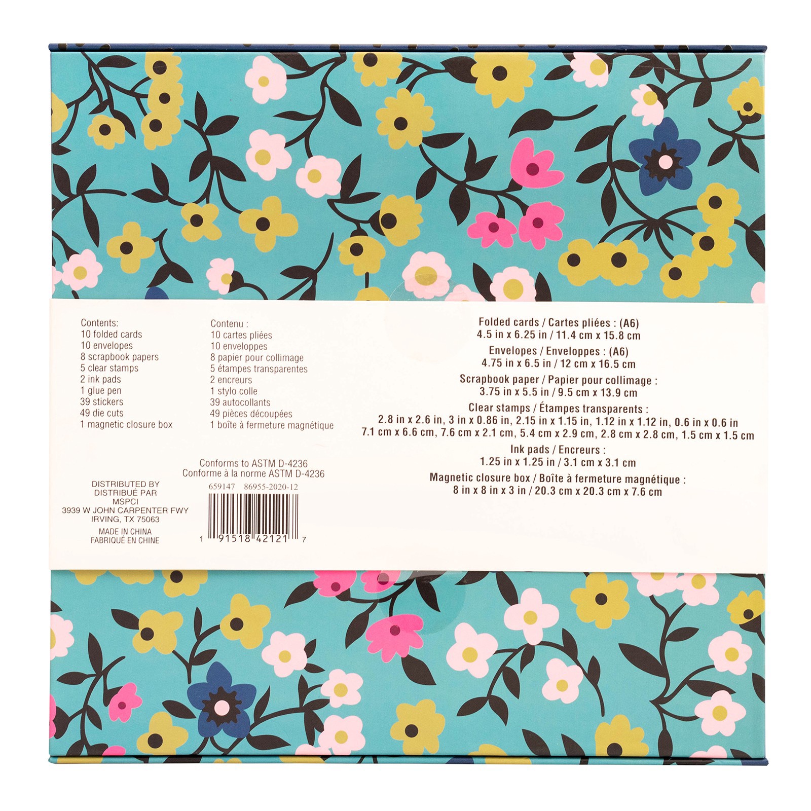 slide 8 of 9, Thank You Cardmaking Kit By Recollections, 8 in x 8 in x 3 in