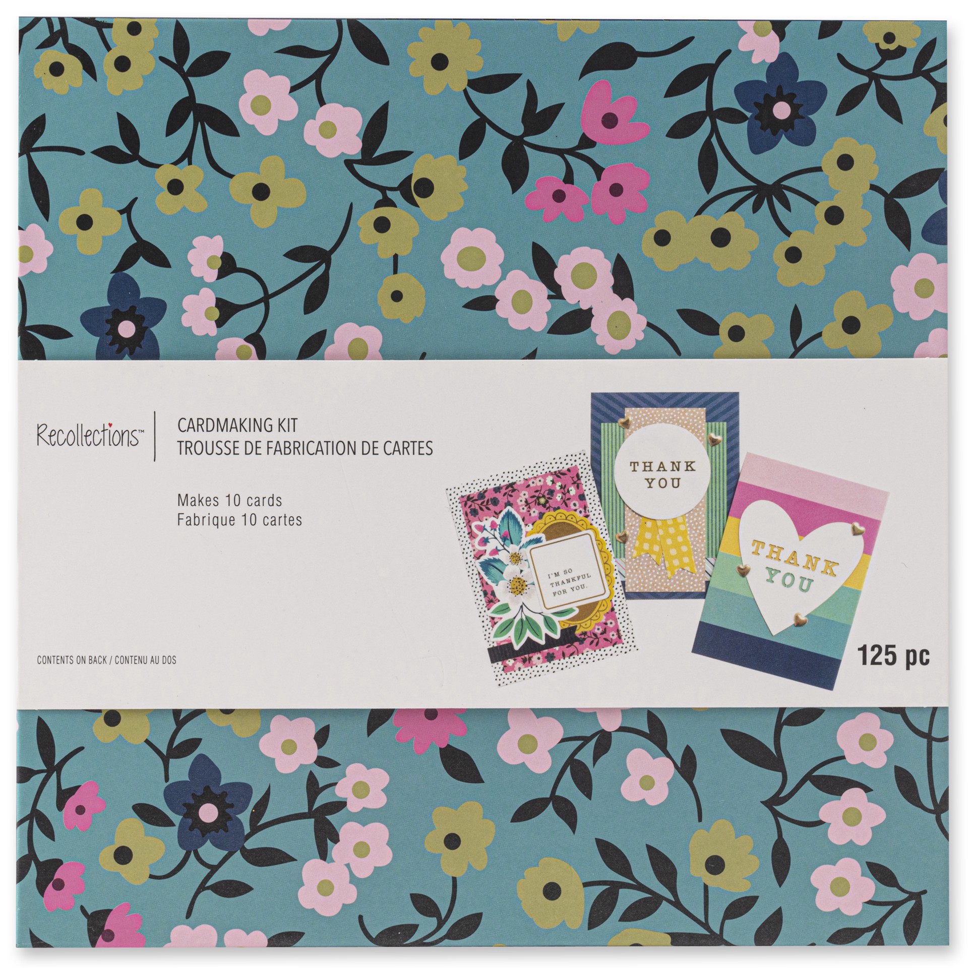 slide 2 of 9, Thank You Cardmaking Kit By Recollections, 8 in x 8 in x 3 in