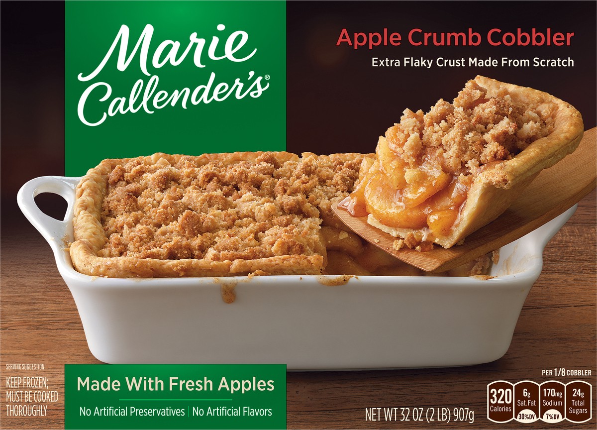 slide 4 of 9, Marie Callender's Apple Crumb Cobbler 32 oz, 32 oz
