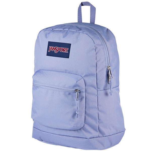 slide 5 of 8, Jansport Cross Town Plus Backpack With 15"" Laptop Pocket, 35% Recycled, Lavender Ash, 1 ct