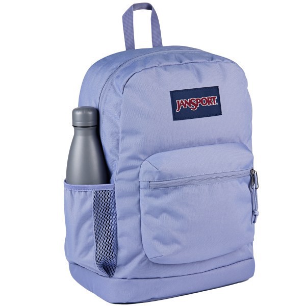 slide 4 of 8, Jansport Cross Town Plus Backpack With 15"" Laptop Pocket, 35% Recycled, Lavender Ash, 1 ct