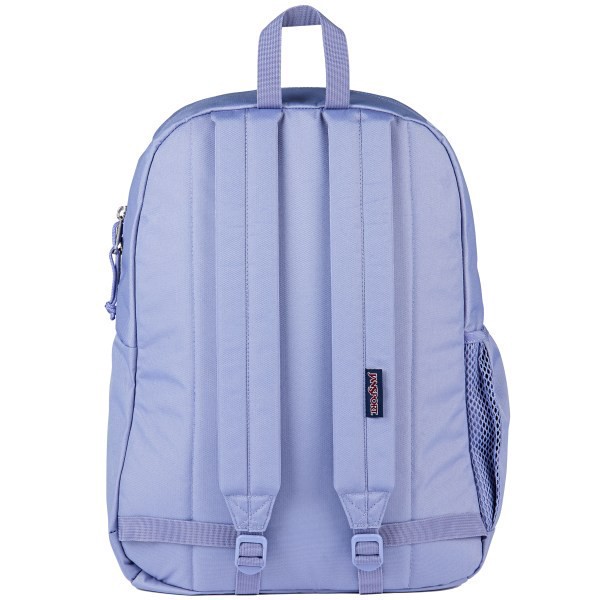slide 8 of 8, Jansport Cross Town Plus Backpack With 15"" Laptop Pocket, 35% Recycled, Lavender Ash, 1 ct