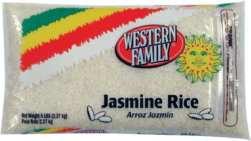 slide 1 of 1, Western Family Jasmine Rice, 5 lb