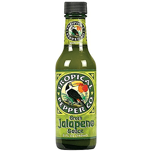 slide 1 of 1, Tropical Pepper Co. Green Jalapeno Sauce, 5 fl oz