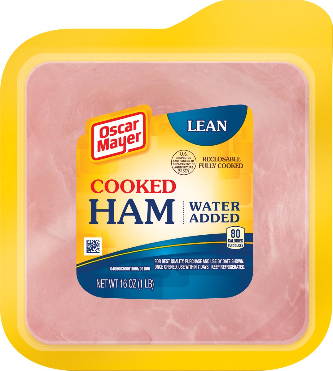 slide 2 of 2, Oscar Mayer Lean Cooked Ham, 16.0 oz