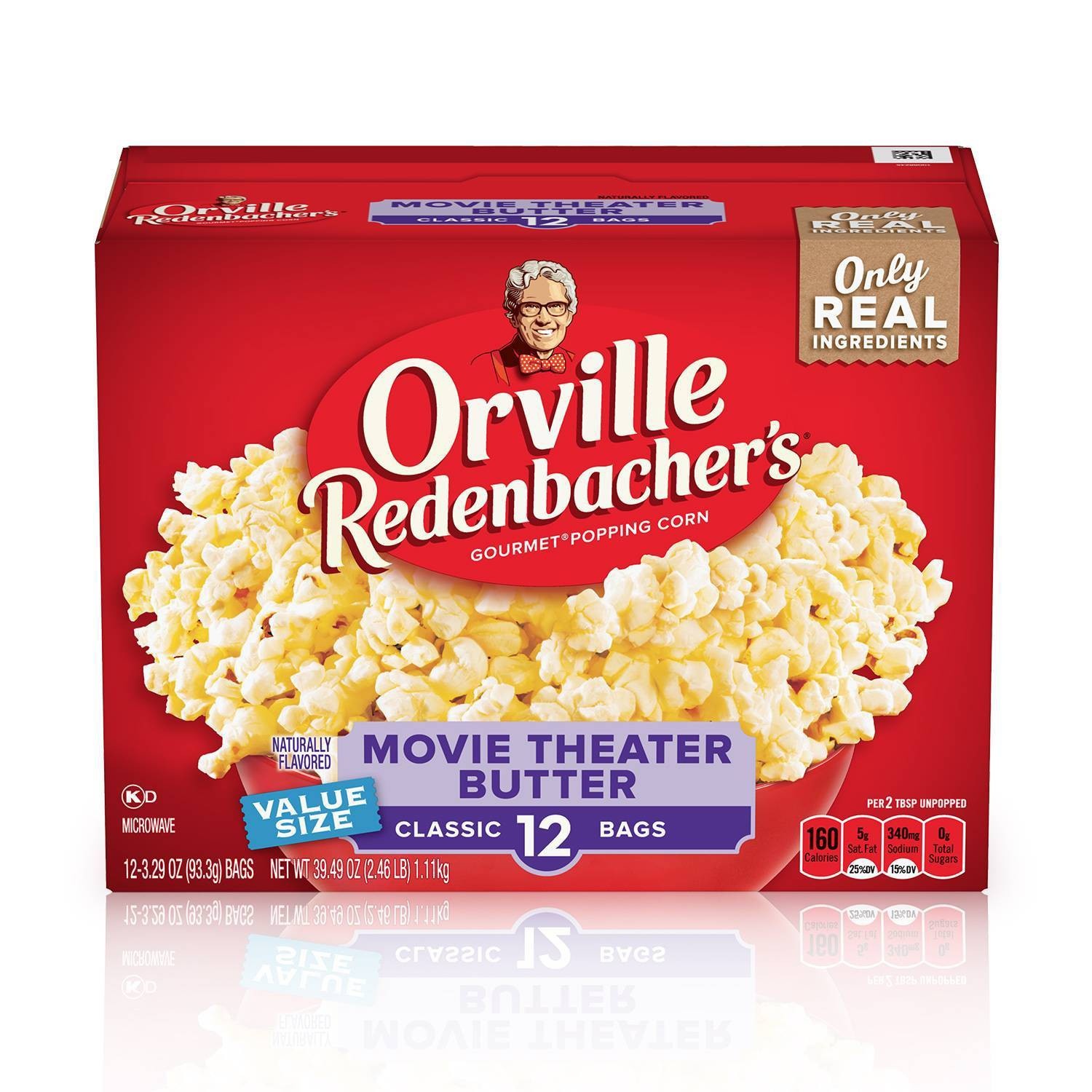 slide 1 of 6, Orville Redenbacher's Movie Theater Butter Microwave Popcorn, 12 ct