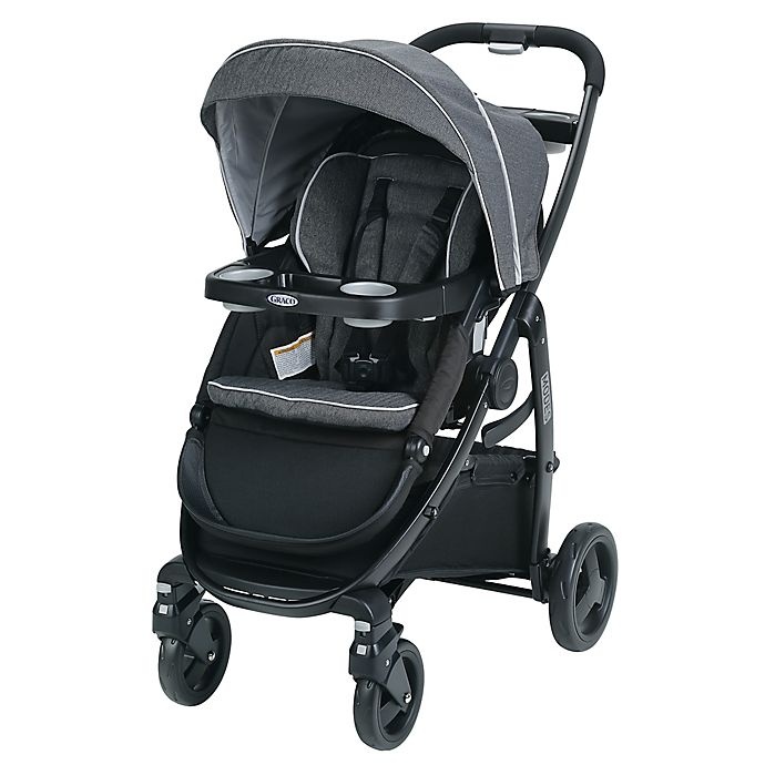 slide 1 of 8, Graco Modes Click Connect Stroller - Grayson Grey/Black, 1 ct