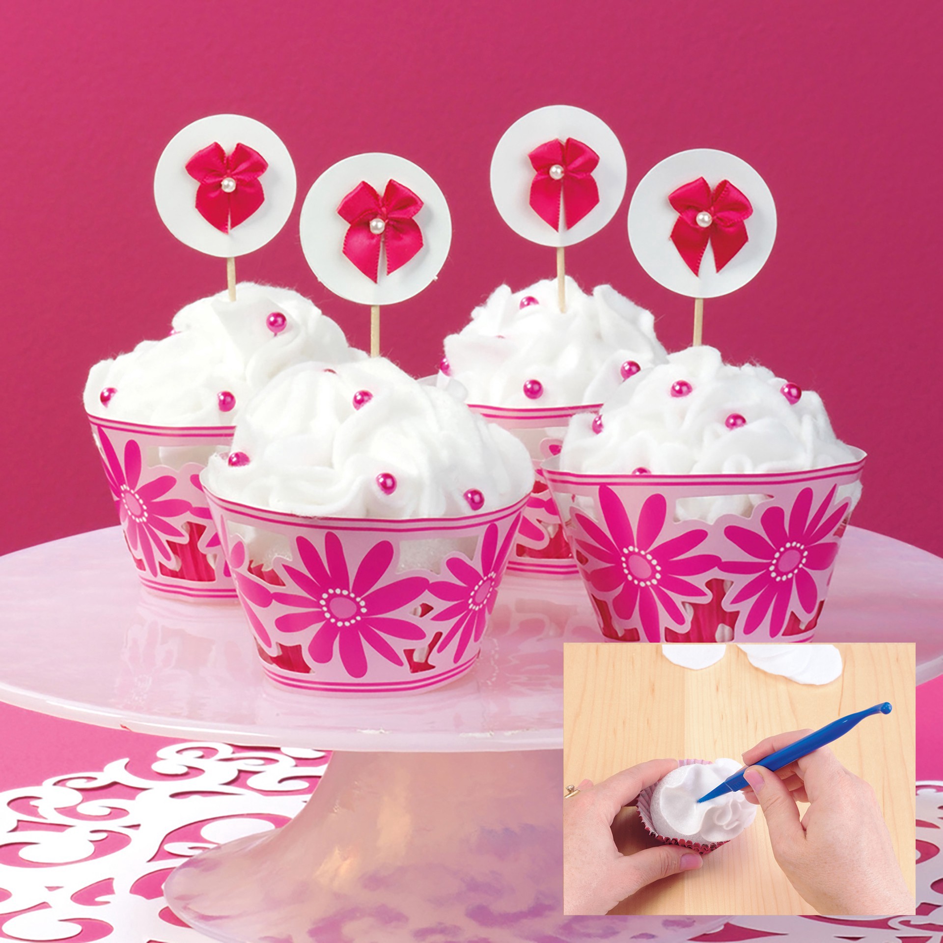 slide 3 of 7, Floracraft Craftfōm Balls, White, 2.3 in