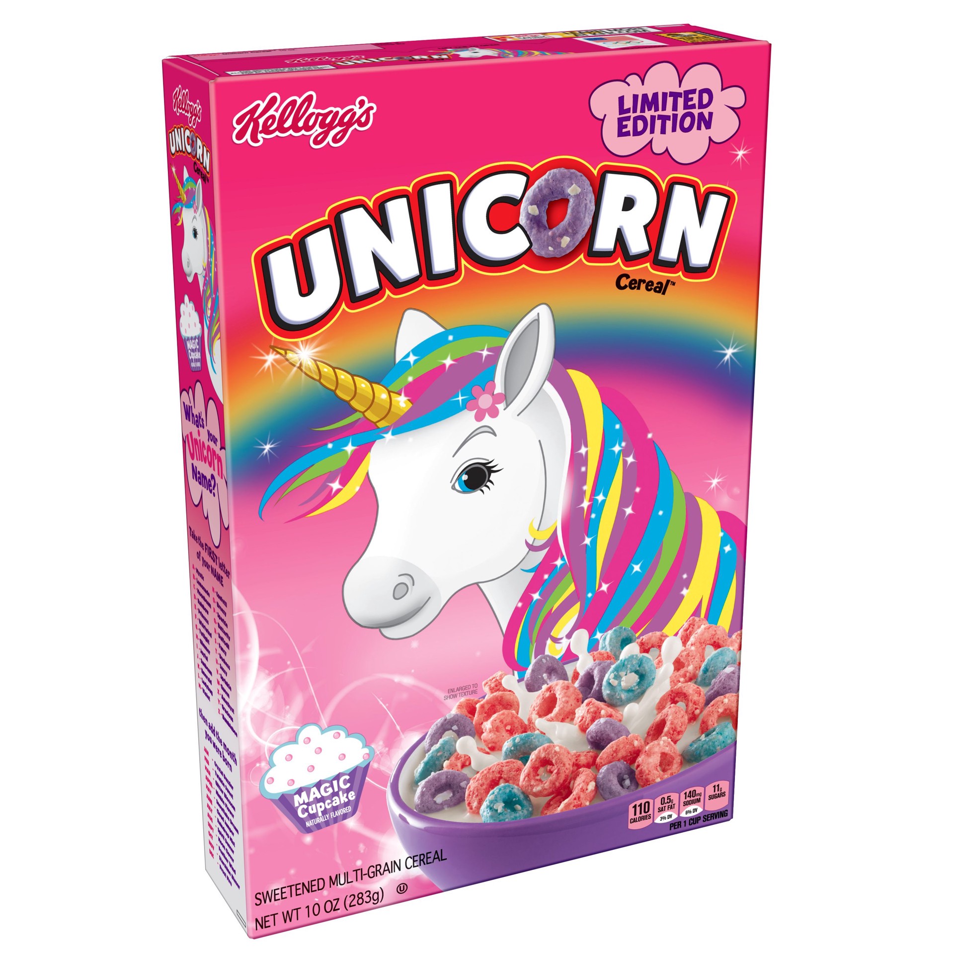 slide 1 of 6, Kellogg's Unicorn Multi-Grain Cereal, 9.9 oz