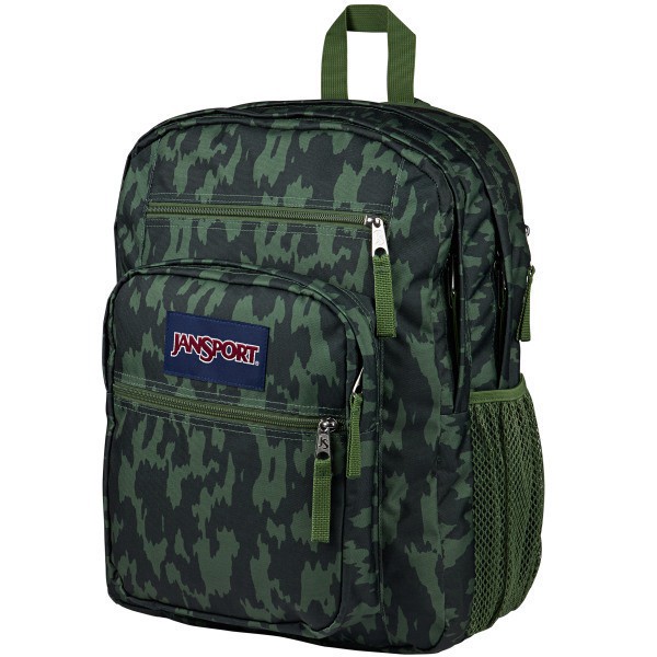 slide 4 of 8, Jansport Big Student Backpack With 15"" Laptop Sleeve, 55% Recycled, Camo Illusion, 1 ct
