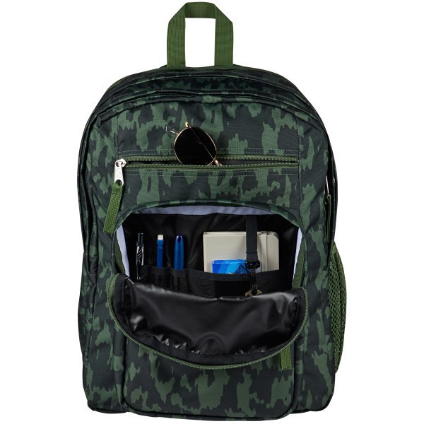 slide 7 of 8, Jansport Big Student Backpack With 15"" Laptop Sleeve, 55% Recycled, Camo Illusion, 1 ct