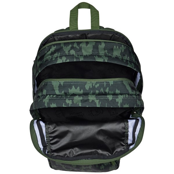 slide 3 of 8, Jansport Big Student Backpack With 15"" Laptop Sleeve, 55% Recycled, Camo Illusion, 1 ct