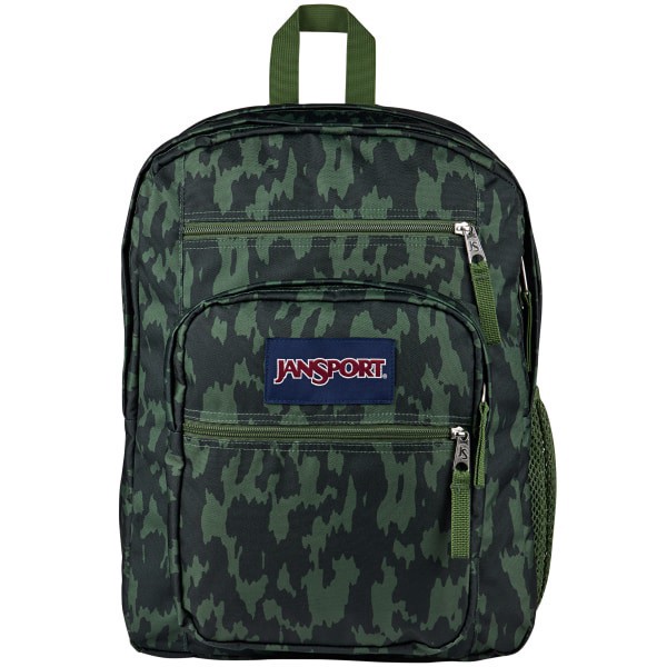 slide 1 of 8, Jansport Big Student Backpack With 15"" Laptop Sleeve, 55% Recycled, Camo Illusion, 1 ct
