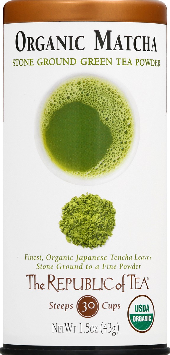 slide 1 of 1, The Republic of Tea Matcha Stone Ground Green Tea Powder - 1.5 oz, 1.5 oz