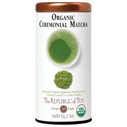 The Republic of Tea Organic Ceremonial Matcha Green Tea Powder