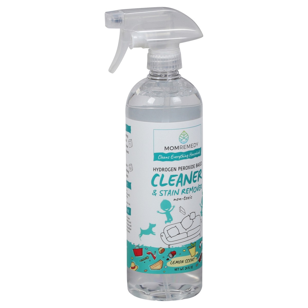 slide 4 of 9, MomRemedy Everything Household Cleaner & Stain Remover, 24 oz