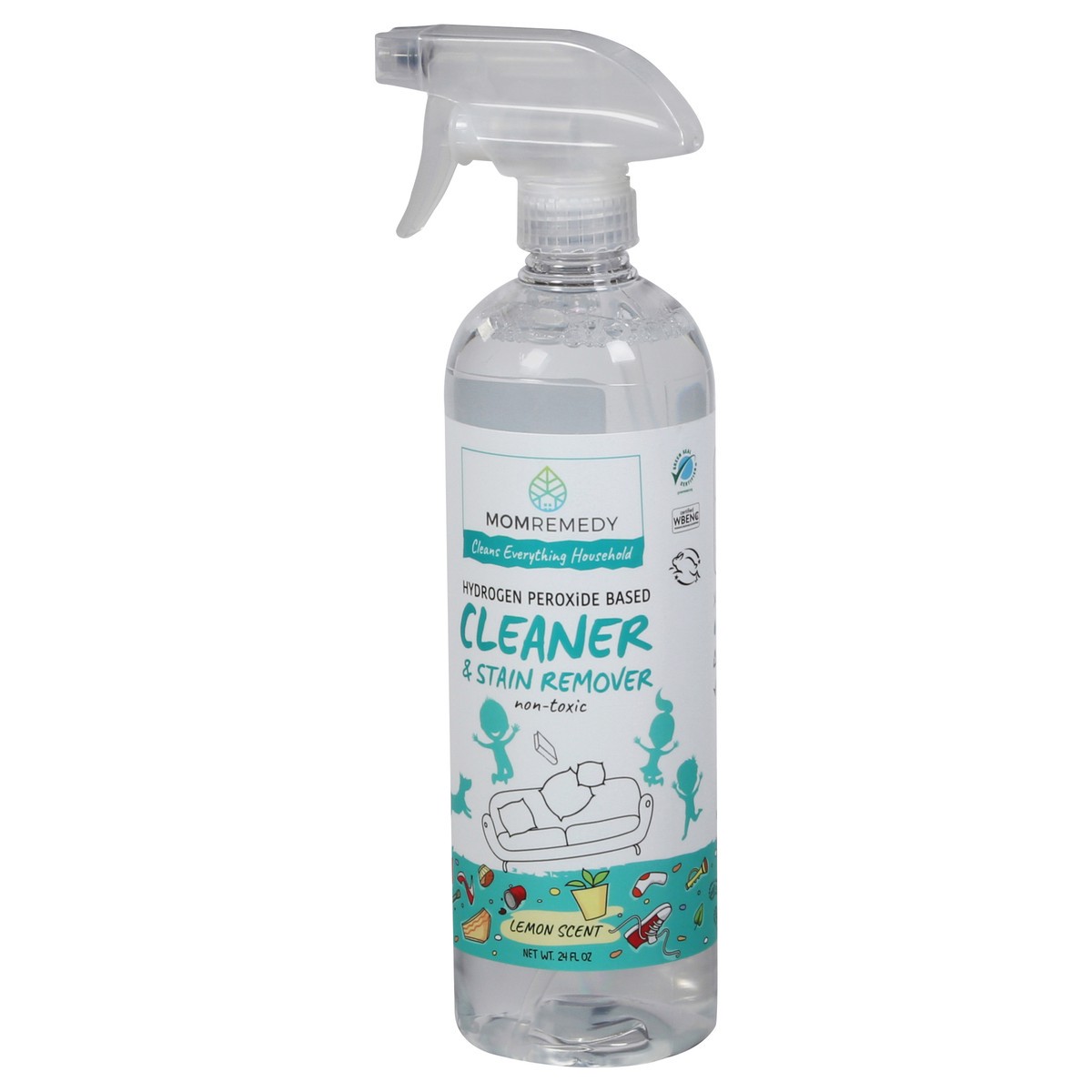 slide 3 of 9, MomRemedy Everything Household Cleaner & Stain Remover, 24 oz
