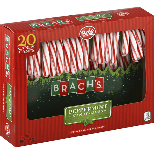 slide 2 of 2, Brach's Bob's Peppermint Candy Canes, 20 ct