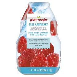 Giant Eagle Liquid Water Enhancer, Blue Raspberry