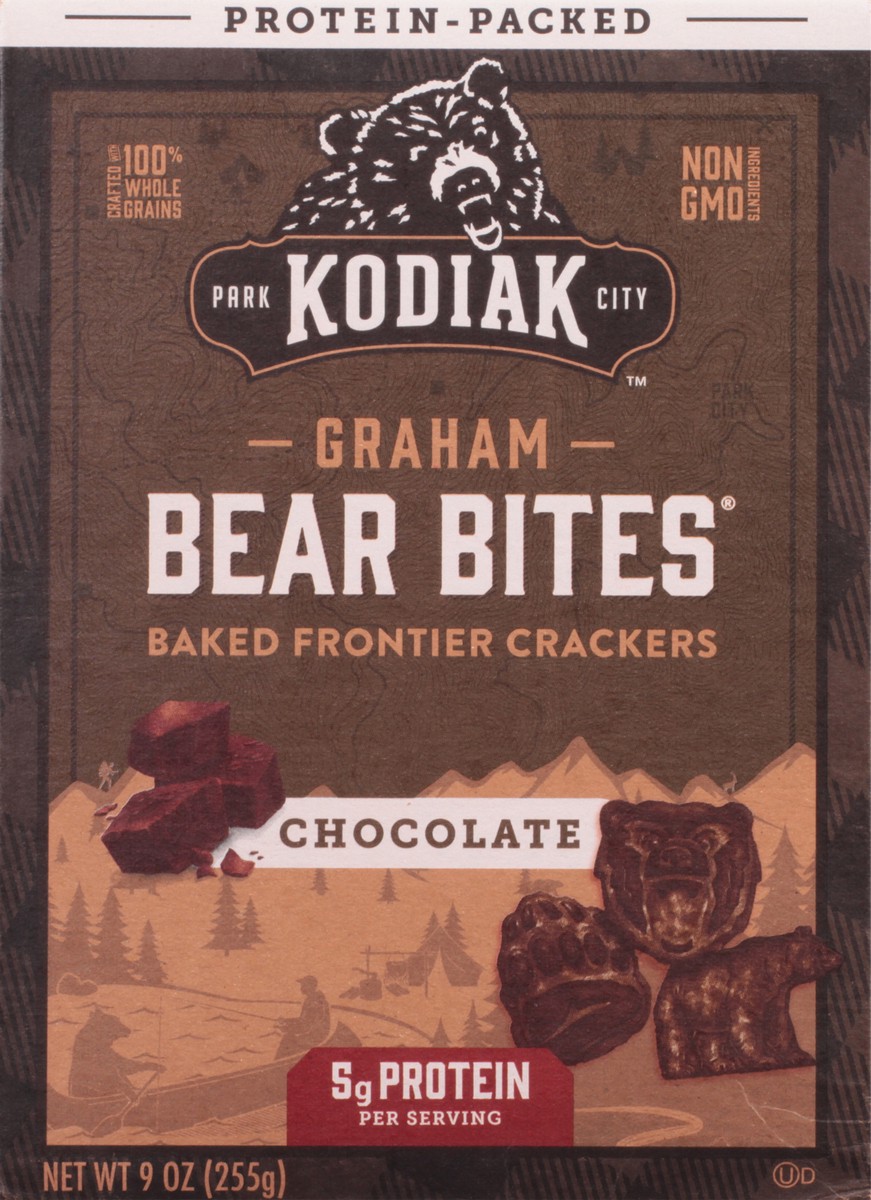 Kodiak Cakes Bear Bites Chocolate Graham Crackers 9 oz 9 oz