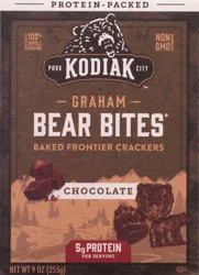 Kodiak Cakes Bear Bites Chocolate Graham Crackers - 9 oz